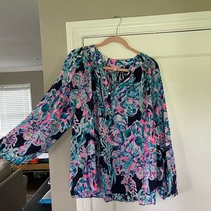 Lilly Pulitzer Silk ‘Elsa’ too